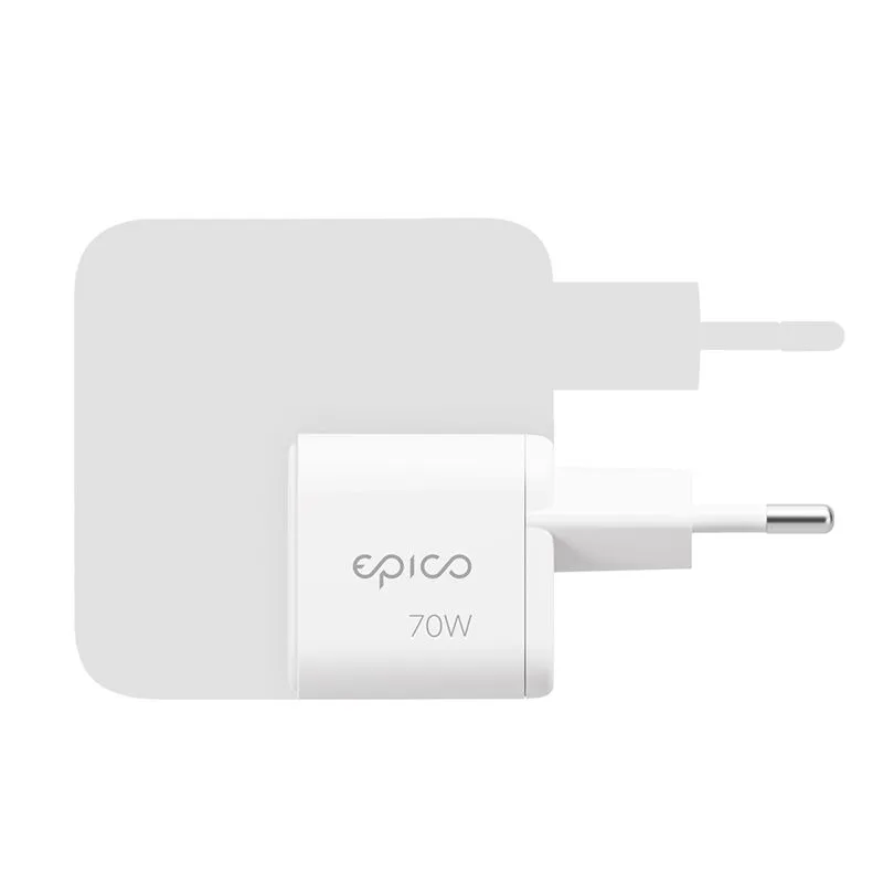 EPICO UltraBoost Micro 70W GaN AVS dinamikus töltőadapter - fehér